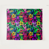 Hawaiian Print Wandkleed (Voorkant (horizontaal))