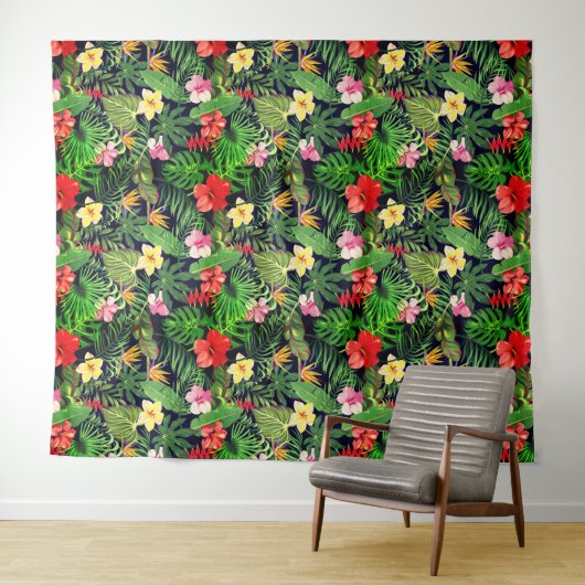 Hawaiian Print Wandkleed (In Situ (horizontaal))