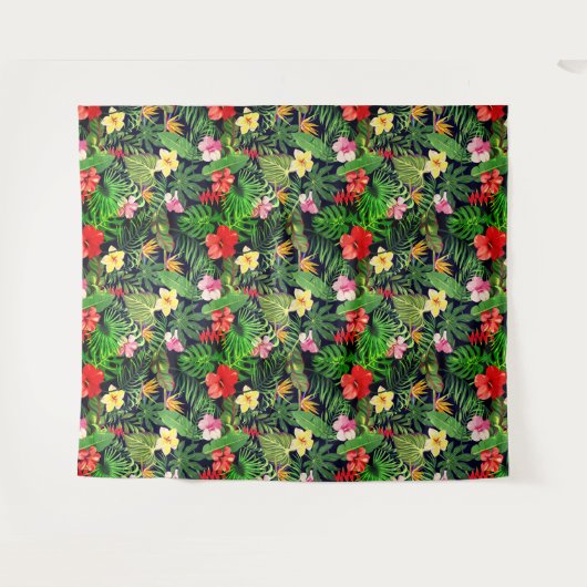 Hawaiian Print Wandkleed (Voorkant (horizontaal))