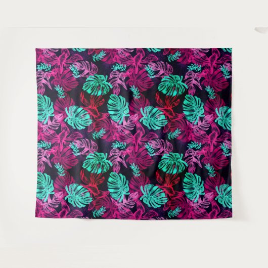 Hawaiian Print Wandkleed (Voorkant (horizontaal))