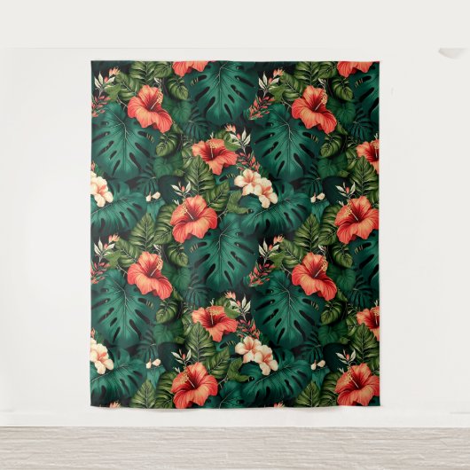 Hawaiian Print Wandkleed (Voorkant)