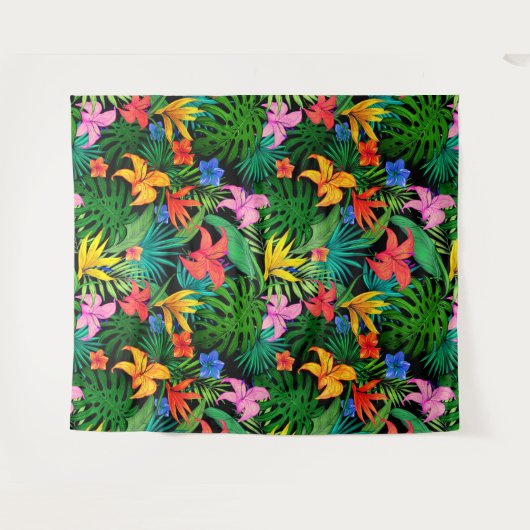 Hawaiian Print Wandkleed (Voorkant (horizontaal))