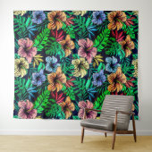 Hawaiian Print Wandkleed (In Situ (horizontaal))