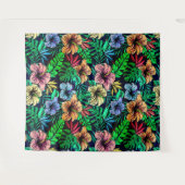 Hawaiian Print Wandkleed (Voorkant (horizontaal))