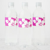 Hawaiian Print Waterfles Etiket (Flessen)