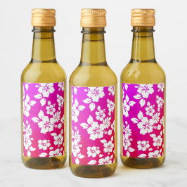 Hawaiian Print Wijn Etiket