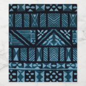 Hawaiian Print Wijn Etiket (Enkel label)