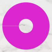 Hawaiian Print Wijnglaslabel (Achterkant)