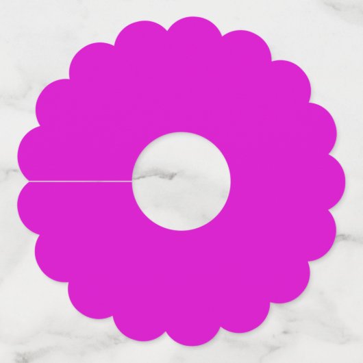 Hawaiian Print Wijnglaslabel (Achterkant)