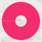 Hawaiian Print Wijnglaslabel (Achterkant)