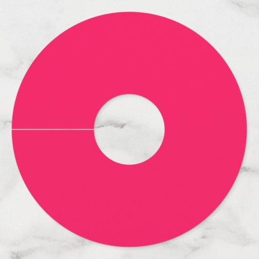 Hawaiian Print Wijnglaslabel (Achterkant)