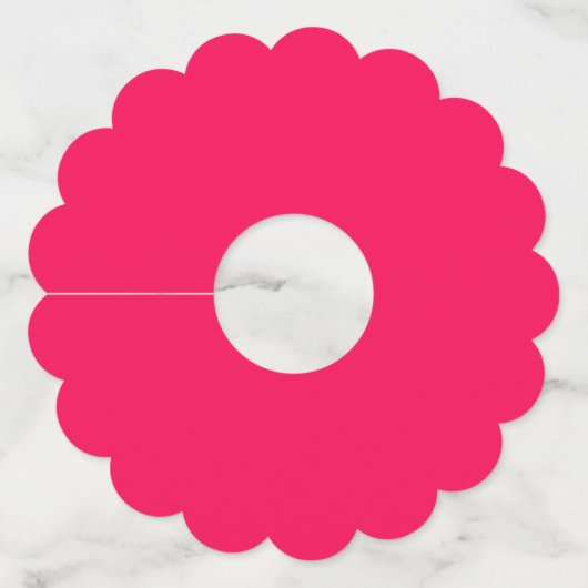 Hawaiian Print Wijnglaslabel (Achterkant)