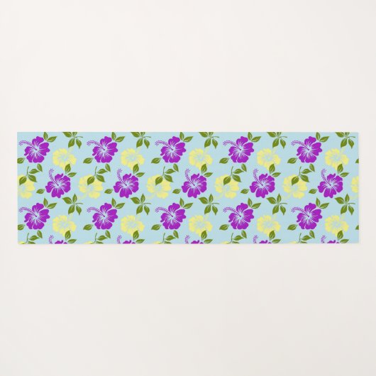 Hawaiian Print Yogamat (Achterkant (horizontaal))