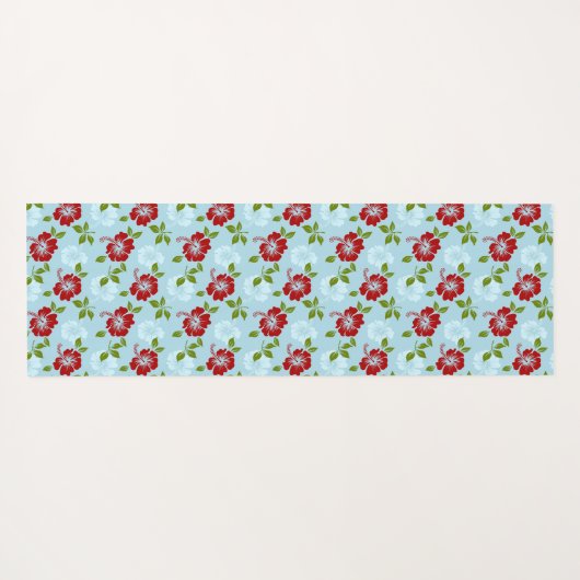 Hawaiian Print Yogamat (Achterkant (horizontaal))