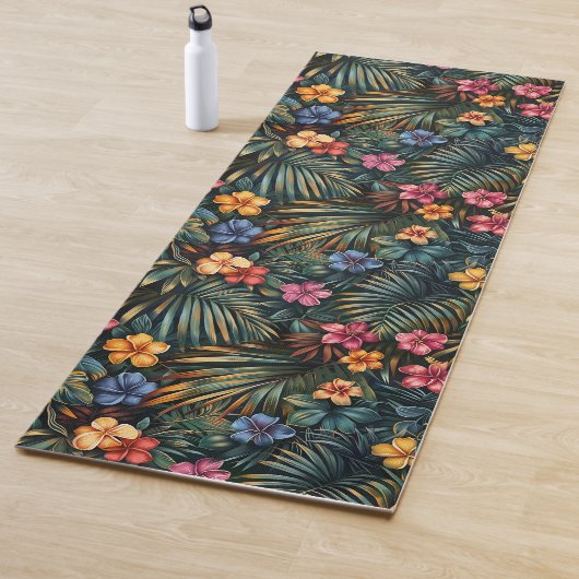 Hawaiian Print Yogamat (In situ)