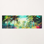 Hawaiian Print Yogamat (Achterkant (horizontaal))