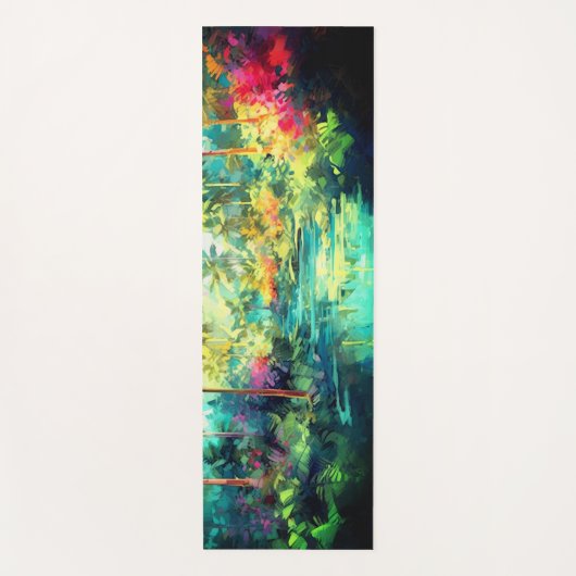 Hawaiian Print Yogamat (Voorkant)