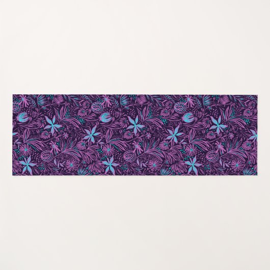 Hawaiian Print Yogamat (Voorkant (horizontaal))