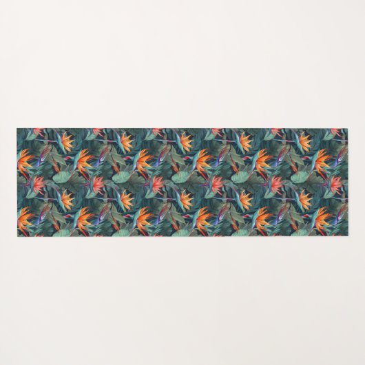 Hawaiian Print Yogamat (Achterkant (horizontaal))