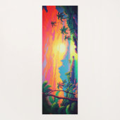 Hawaiian Print Yogamat (Achterkant)