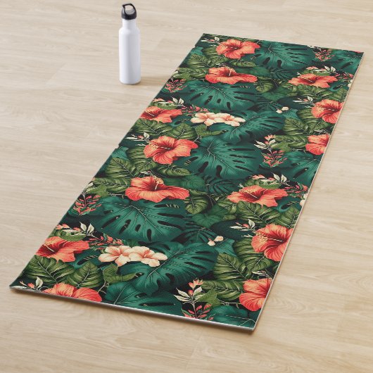 Hawaiian Print Yogamat (In situ)