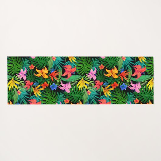 Hawaiian Print Yogamat (Achterkant (horizontaal))