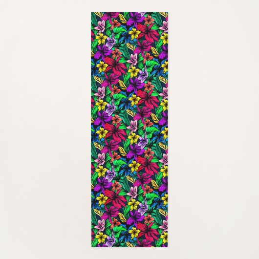 Hawaiian Print Yogamat (Voorkant)