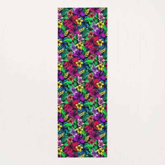 Hawaiian Print Yogamat (Achterkant)