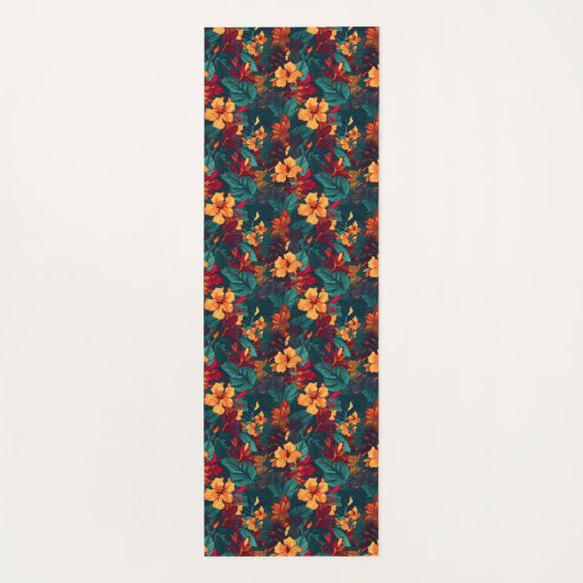 Hawaiian Print Yogamat (Achterkant)