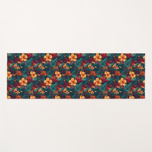 Hawaiian Print Yogamat (Voorkant (horizontaal))