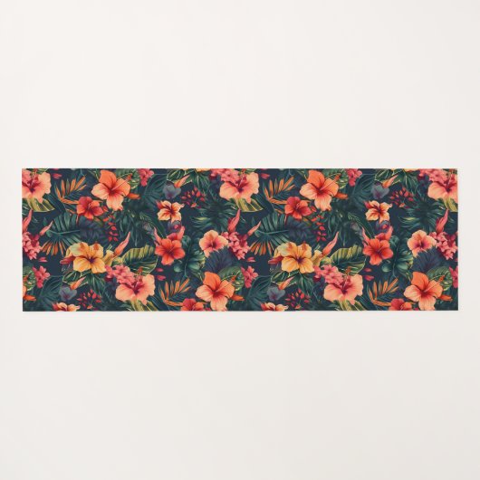Hawaiian Print Yogamat (Achterkant (horizontaal))