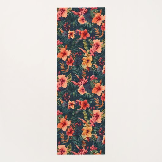 Hawaiian Print Yogamat (Achterkant)