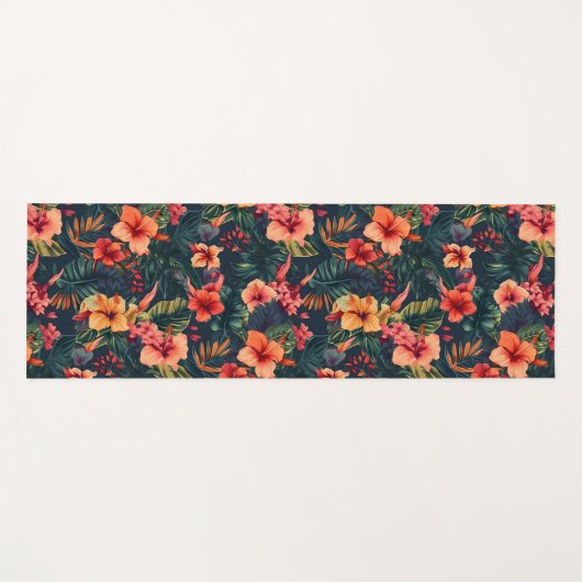 Hawaiian Print Yogamat (Voorkant (horizontaal))