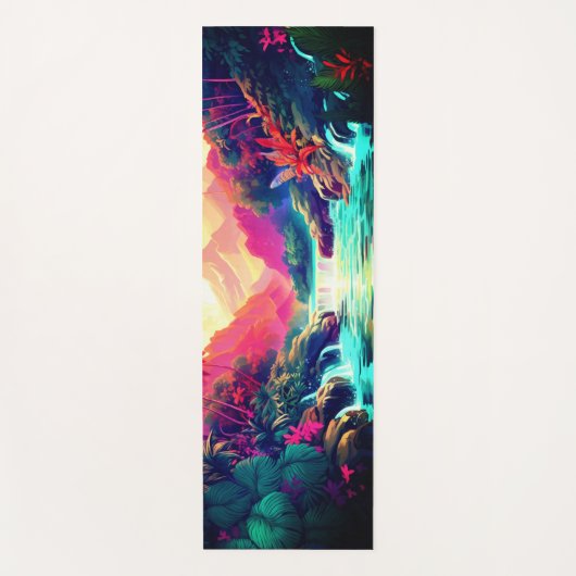 Hawaiian Print Yogamat (Voorkant)