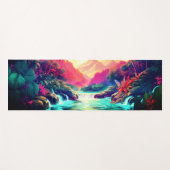 Hawaiian Print Yogamat (Voorkant (horizontaal))