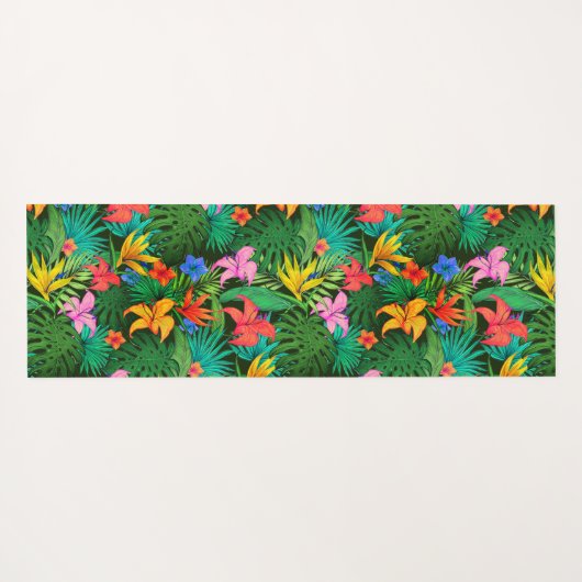 Hawaiian Print Yogamat (Achterkant (horizontaal))