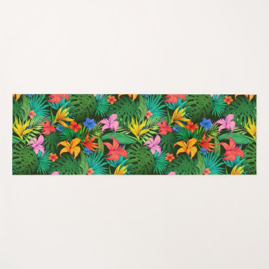 Hawaiian Print Yogamat (Voorkant (horizontaal))