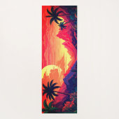 Hawaiian Print Yogamat (Achterkant)