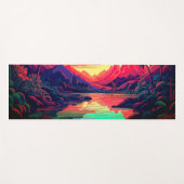 Hawaiian Print Yogamat (Voorkant (horizontaal))