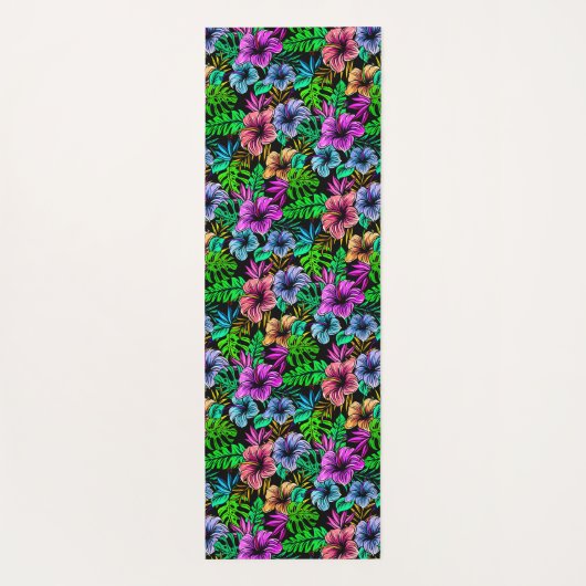 Hawaiian Print Yogamat (Achterkant)