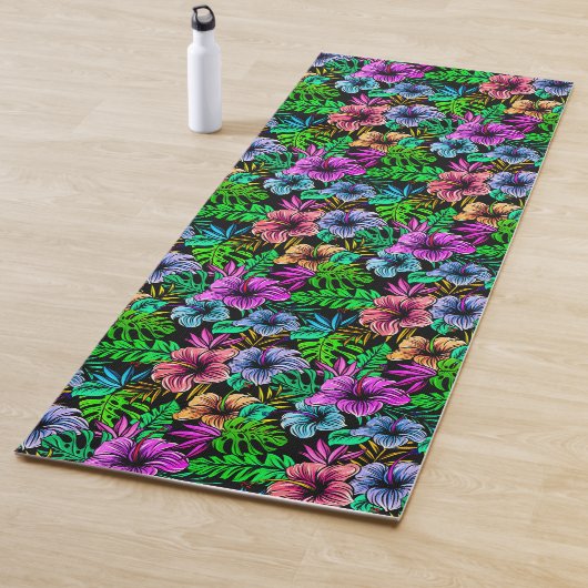 Hawaiian Print Yogamat (In situ)