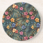 Hawaiian Print Zandsteen Onderzetter (Voorkant)
