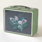 Hawaiian Protea en Monstera Retro Lunch Box (Voorkant)