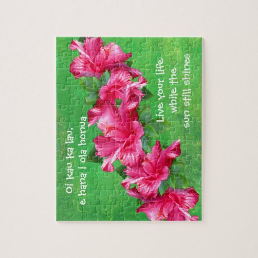 Hawaiian Proverb Puzzle Legpuzzel (Verticaal)