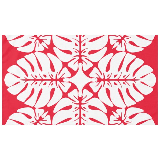 hawaiian quilt printplaat tafelkleed (Voorkant (Horizontaal))