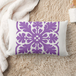 Hawaiian Quilt Royal Paarse Island Hawaii Kussen