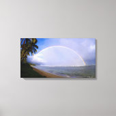 Hawaiian Rainbow Beach Canvas Afdruk (Voorkant)