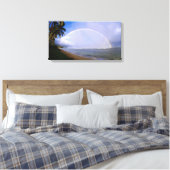 Hawaiian Rainbow Beach Canvas Afdruk (Insitu (Slaapkamer))