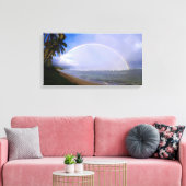 Hawaiian Rainbow Beach Canvas Afdruk (Insitu (Woonkamer))