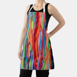 Hawaiian Rainbow Eucalyptus BBQ Kitchen Apron Schort